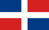 Bandera Dominicana civil