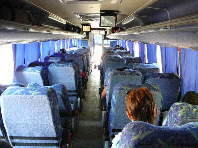 Caribe Tours, Guagua por dentro - bus inside