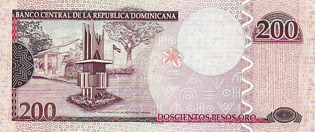 200 pesos, parte de atr�s, 2007