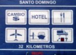 Señal de Turismo, Santo Domingo