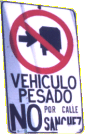 Vehículo Pesado, No Por Calle Sánchez